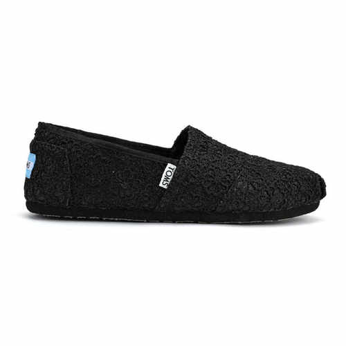 镂空蕾丝一脚蹬经典款懒人鞋TOMS