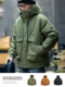 休闲连帽羽绒外套男款 冲锋衣男士 宽松保暖工装 90鸭绒羽绒服男冬季