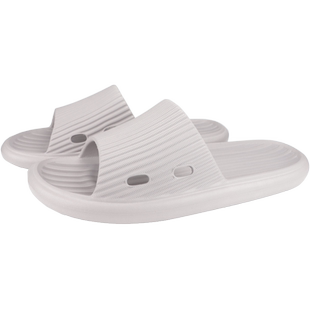 美人桥家居拖鞋男夏季情侣宽松居家用防滑凉拖女厚底室内洗澡拖鞋