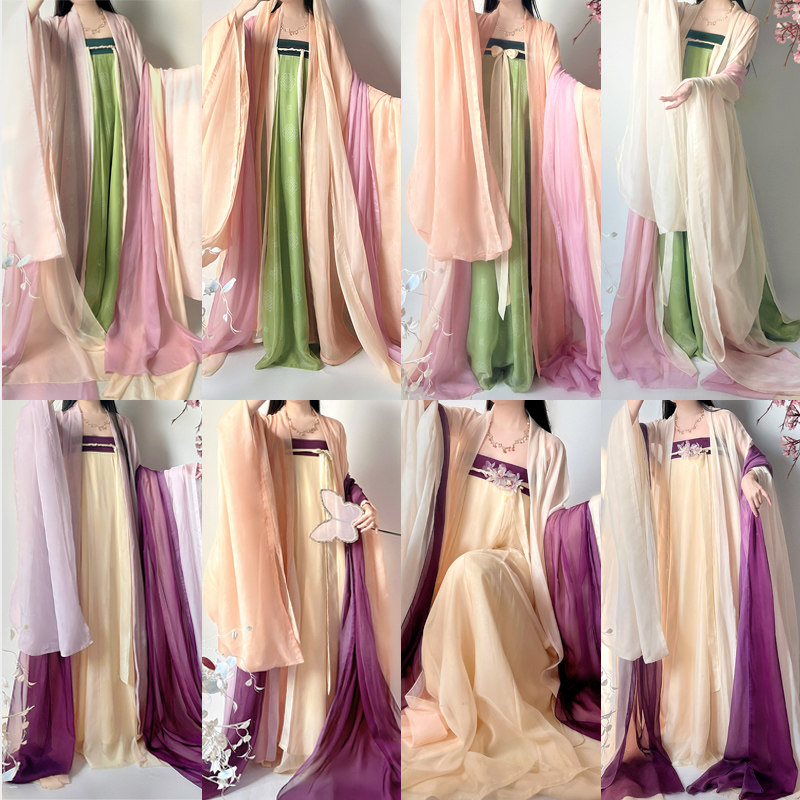 夜子溪原创汉服【橘子青梅】齐胸对襟汉服唐制破裙大放量古典女装,女装/女士精品,汉服套装,淘宝优惠券,粉丝福利购,淘宝优惠卷