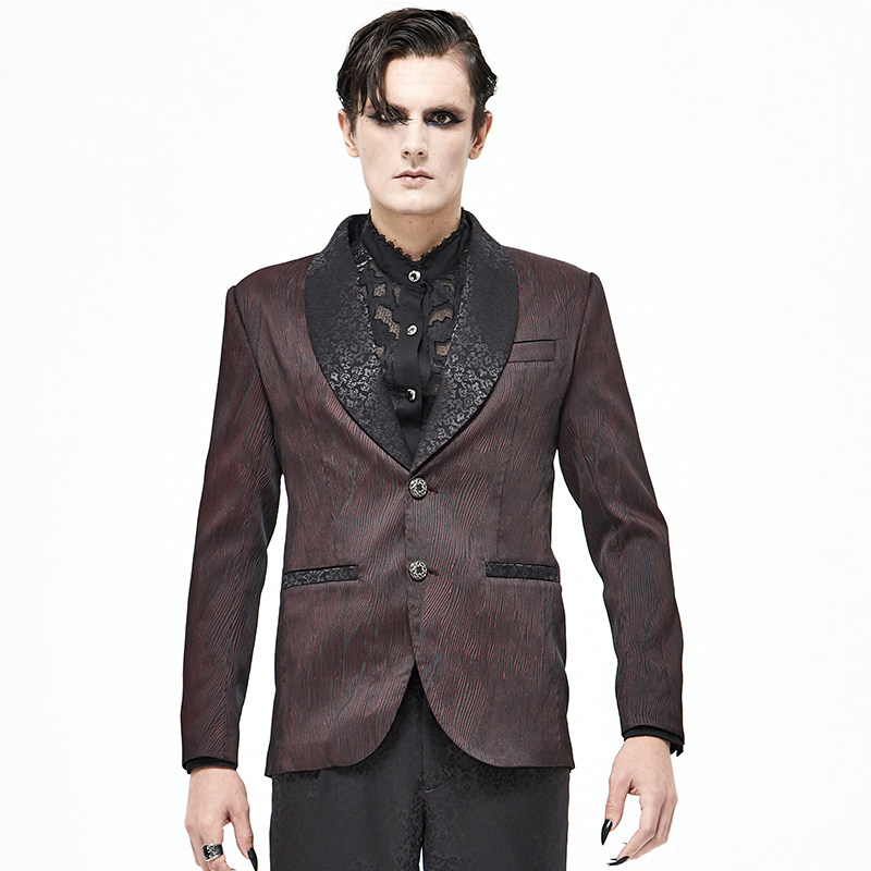 钢铁老爷哥特朋克商务风男装春秋季西服休闲正装宴会聚会派对外套