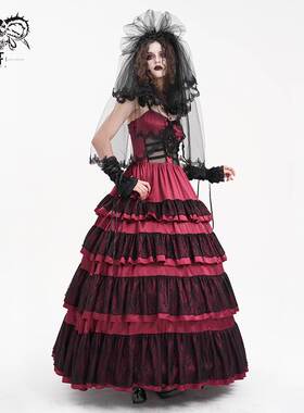 Devil Fashion恶魔时尚女装哥特蕾丝蓬蓬裙连衣裙 SKT22402