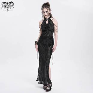 哥特汉元 女装 素龙纹旗袍连衣裙SKT232 Fashion恶魔时尚 Devil