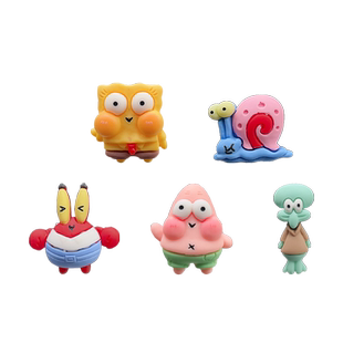 汽车内饰贴卡通动漫海绵宝宝贴片摆件中控屏仪表盘出风口装饰贴