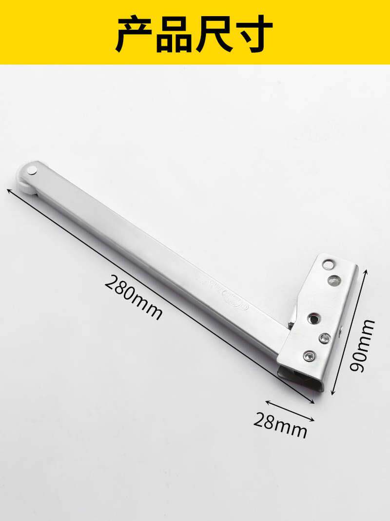 防火门顺位器双开门顺序器消防门通道门顺门器不锈钢开门关门辅助