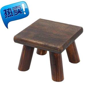 实木小凳子时尚板凳小木凳家用客厅矮c凳木头椅子方凳 儿童换鞋凳