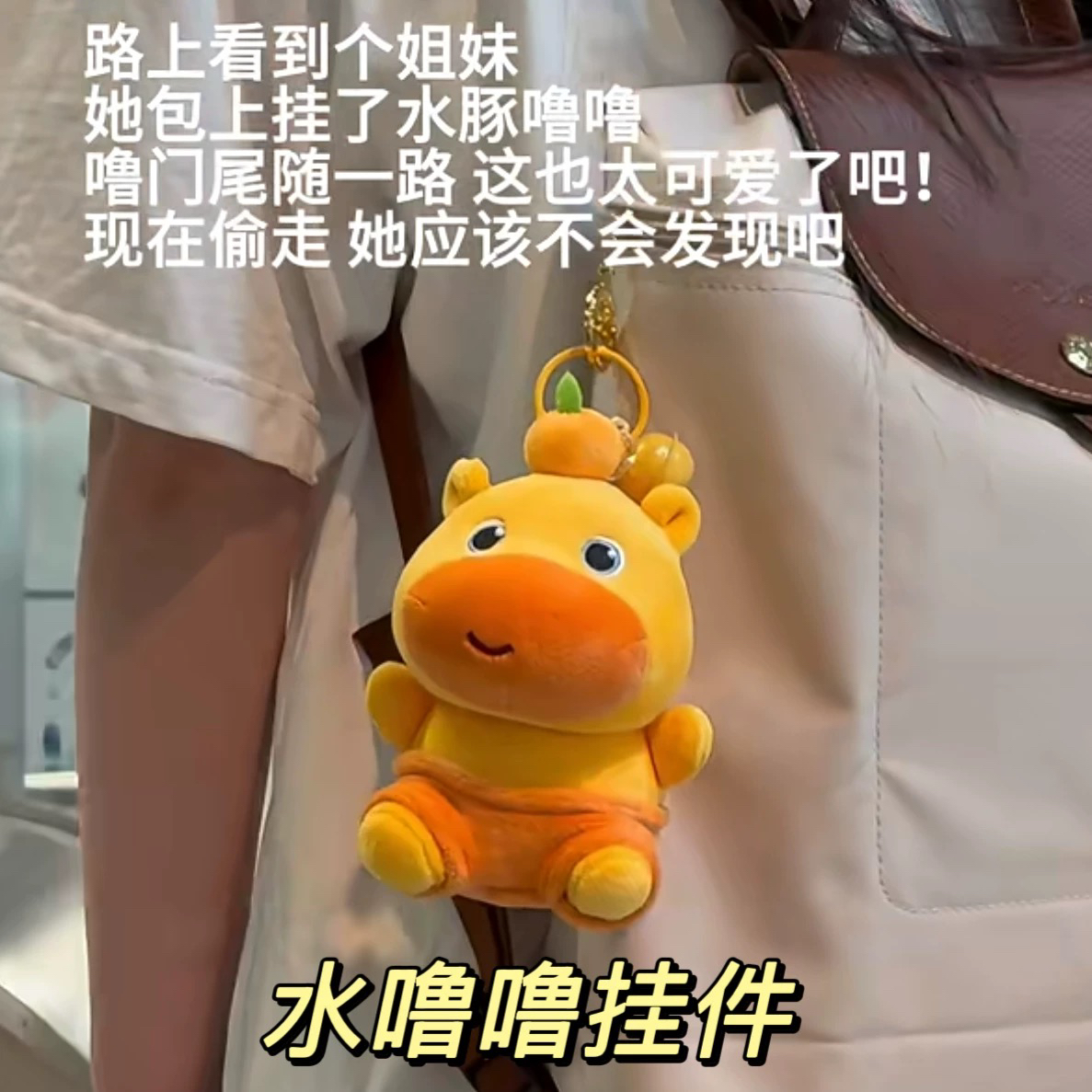 小红书同款水豚嘟嘟表情包玩偶