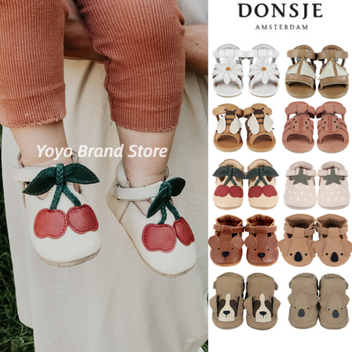 荷兰正品Donsje宝宝软底学步鞋