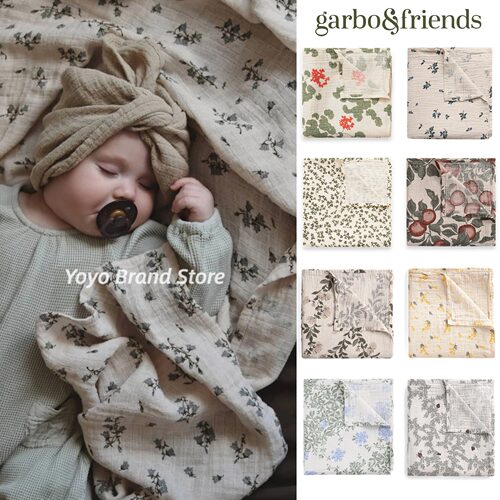 GarboandFriends宝宝纱布包巾