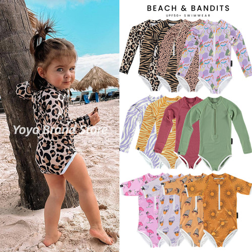 Beach&Bandits儿童连体三角泳衣