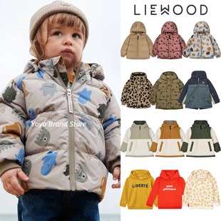 儿童摇粒绒外套羽绒马甲长袖 5折丹麦Liewood正品 卫衣秋冬保暖