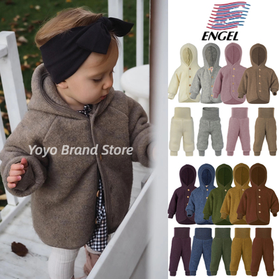 engel儿童宝宝羊毛加厚外套