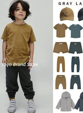 6折正品Gray Label儿童宝宝纯棉T恤短袖短裤长裤卫裤