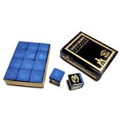 皇冠油性台球巧克粉球杆擦粉144颗粒巧粉敲粉便宜超大蓝色粉枪粉