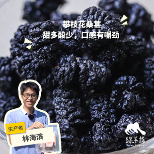 生态桑葚干大颗粒休闲零食免洗泡水非冻干160g/罐 绿手指份额农园