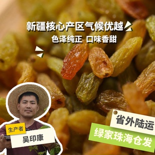 有机葡萄干220g/罐 绿手指份额农园