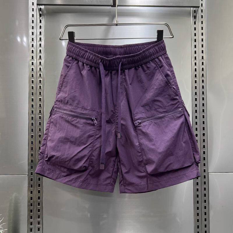 大码复古工装短裤男女夏季休闲裤