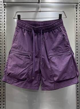 大码复古工装短裤男女夏季休闲裤