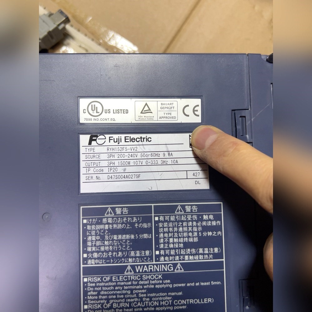 富士伺服驱动器RYH152F5-VV2 议价