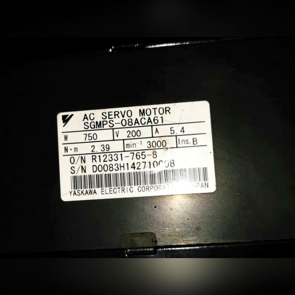 【安川AC伺服电机】【SGMPS-08ACA61 S 议价