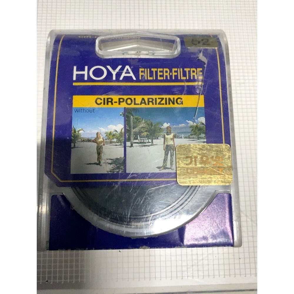 原装HOYA 52mm PL-CIR 滤镜 工程剩余 议价