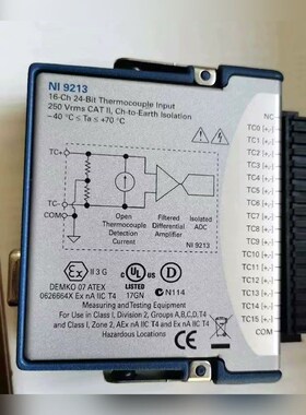 原装NI 9213 C系列温度输入模块秒发! 议价