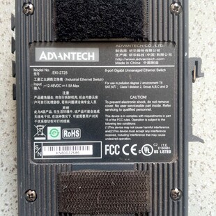 议价 研华交换机EKI2728现货有划痕整体成色不错