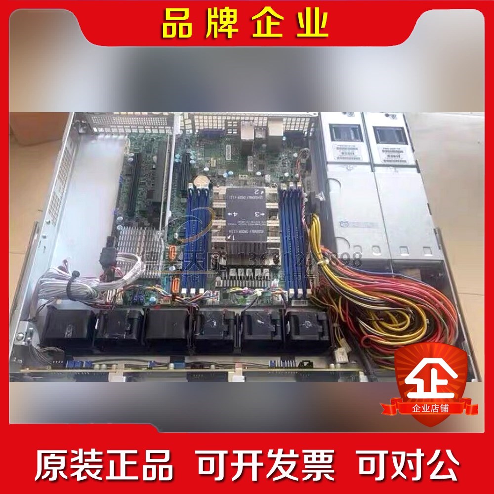 超微 5019P-MR 1U服务器 X11SPM-F 主板 议价