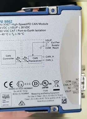 美国NI 9862 单端口高速NI-XNET CAN C系列 议价