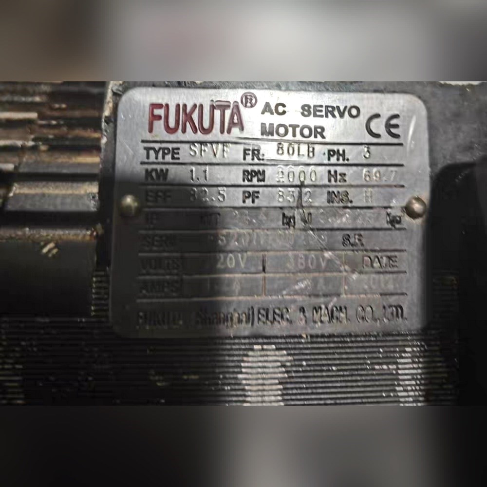 FUKUTA AC伺服电机SFVF 86LB三相 议价