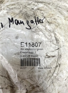 ifm 连接线E11807 原装 议价