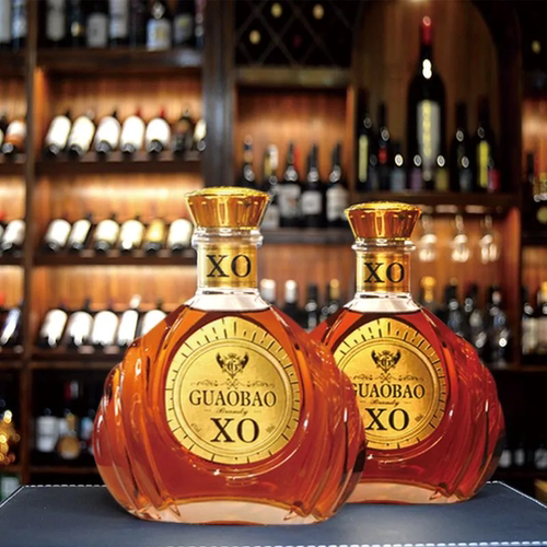 法国原酒进口 古澳堡 XO白兰地 500ml*2瓶