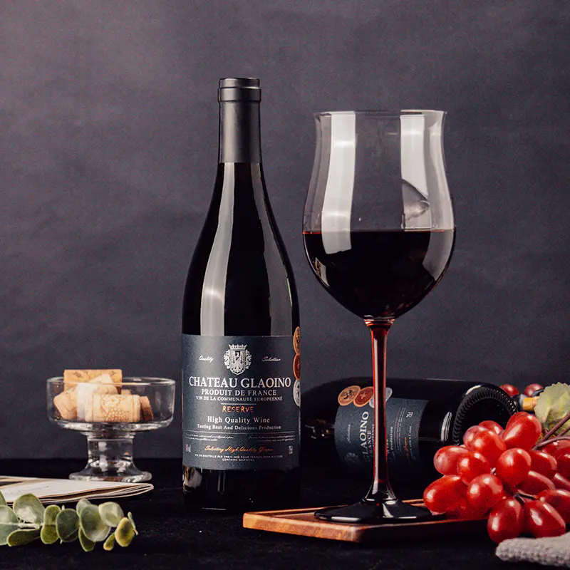 法国进口 格拉洛城堡珍藏干红葡萄酒礼盒节日送礼婚礼酒席红酒