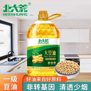 非转基因 5L桶装 家庭装 1.8L 新日期家用 大豆食用油 北大荒一级