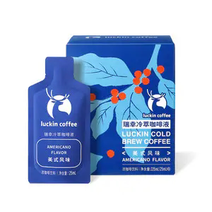 luckin coffee/瑞幸咖啡美式风味冷萃咖啡液25ml*9条RX0031