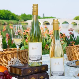 整箱装 6瓶 国王徽章莫雷尔阿依伦半甜白葡萄酒750ml 西班牙进口