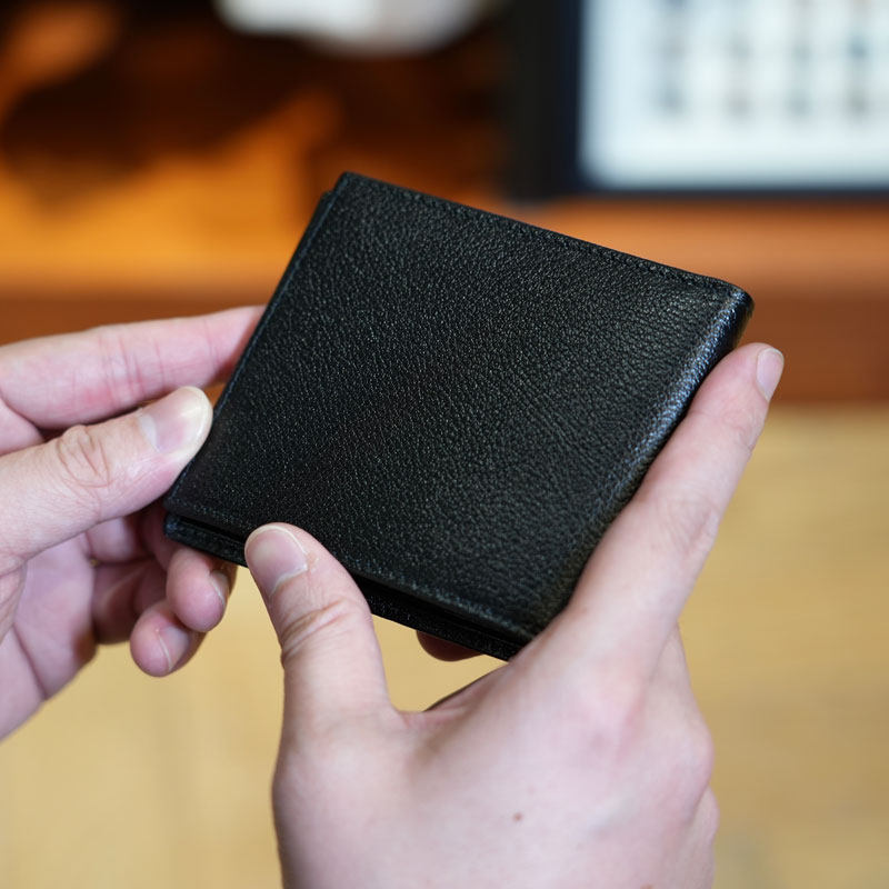 Ettinger Capra黑色短款钱包山羊皮男士真皮卡包男友生日节日礼物