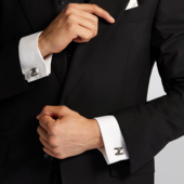 扣男轻奢法式 袖 衬衫 轻奢袖 钉铁马今歌 Tateossian 口袖 RT联名ZAHA