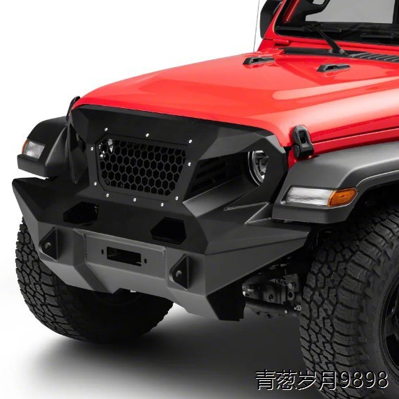 跨境前杠适用于18-25JEEP牧马人改装竞技 角斗士前杠 JL铠甲前杠