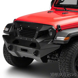 跨境前杠适用于18-25JEEP牧马人改装竞技 角斗士前杠 JL铠甲前杠