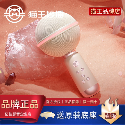 猫王妙播小行星X3 MAX猎户座麦克风蓝牙小音箱连电视投影K歌对唱