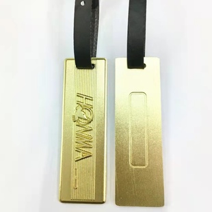 高尔夫球包金属吊牌可订制名字挂牌个性 定性名字区分球包吊牌