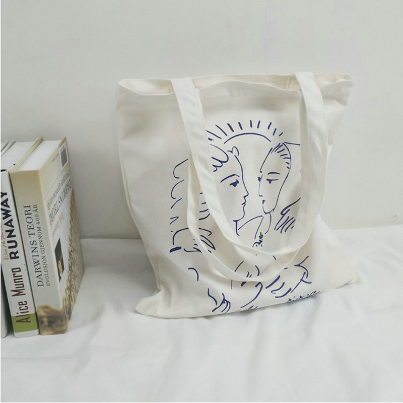 毕加索手绘小众大学生单肩包