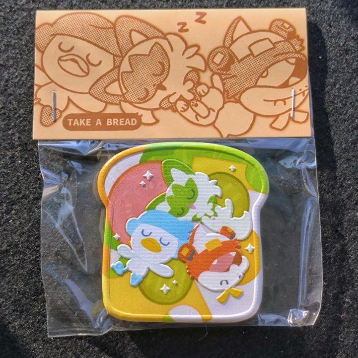 【寄售】宝可梦朱紫御三家冰箱贴 浮雕木头磁吸 同人制品