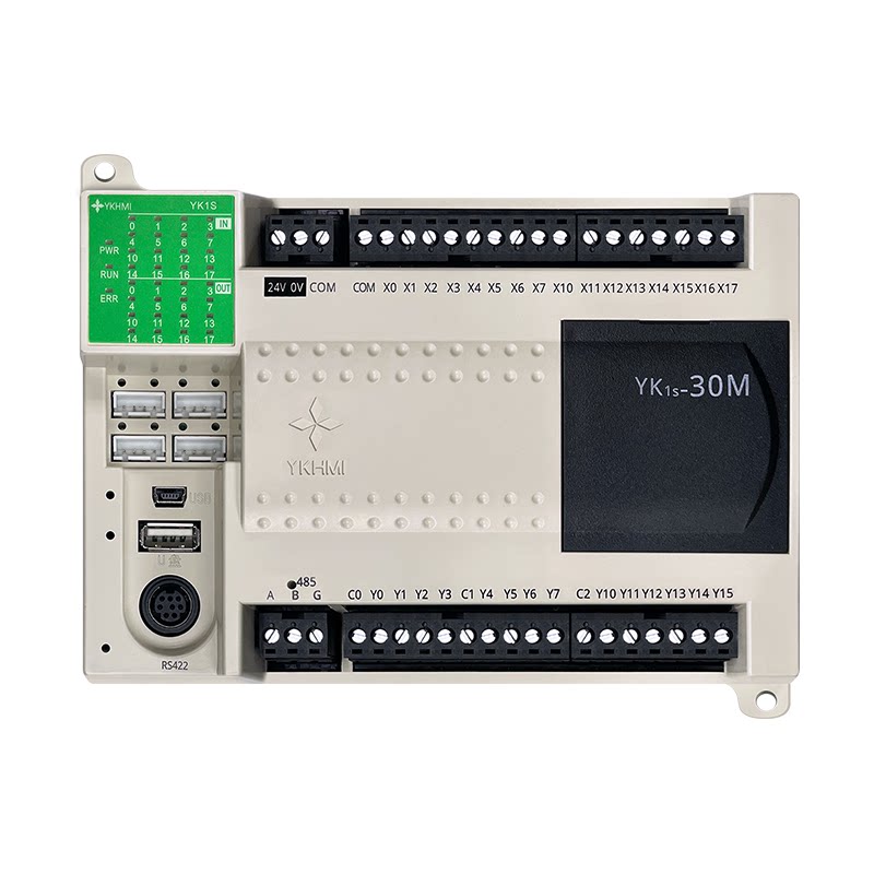 中达优控plc 全兼容fx1s 带485通讯口 带2路高速脉冲步进伺服电机