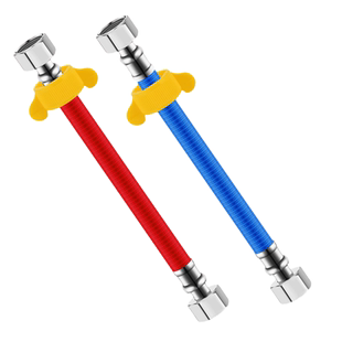 耐高温波纹管304不锈钢热水器冷热进水软管4分水龙头金属防爆水管