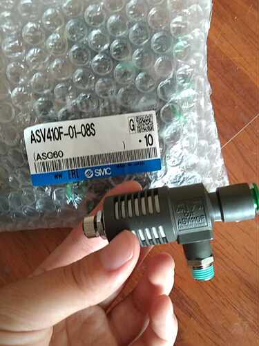 原装正品SMC 节流阀ASV410F-01-08S 实物拍摄 现货销售 欢迎！