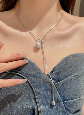 戴雪儿钛钢其他蛇骨链女