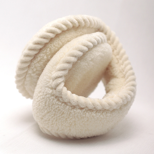 羊羔绒儿童保暖耳罩耳套可折叠调节大小冬季女孩耳朵男童轻便防寒