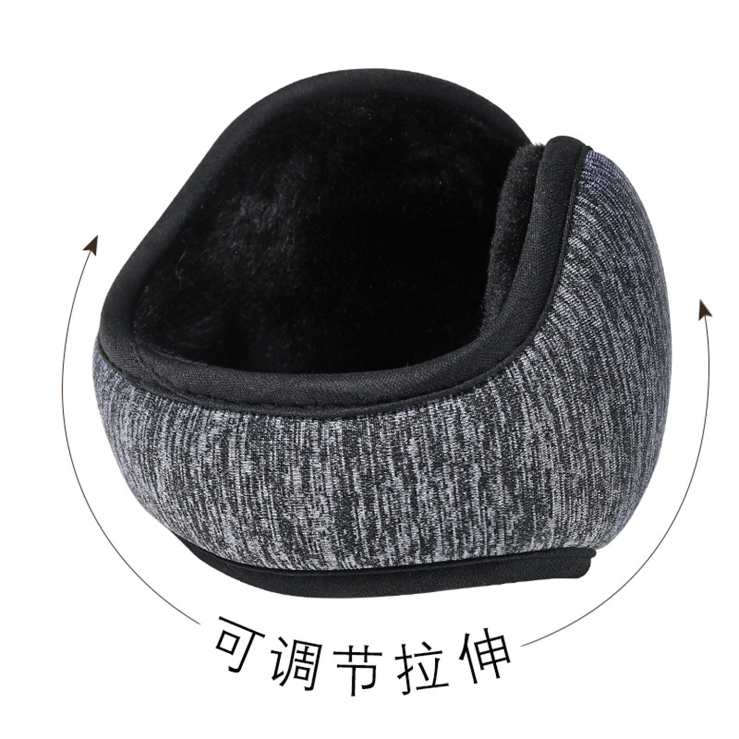 冬季加厚毛绒保暖护颈减压耳套